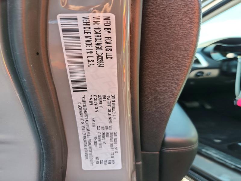 Продажа на аукционе авто 2020 Dodge Durango, vin: 1C4RDJAG0LC432684, номер лота: 64024866
