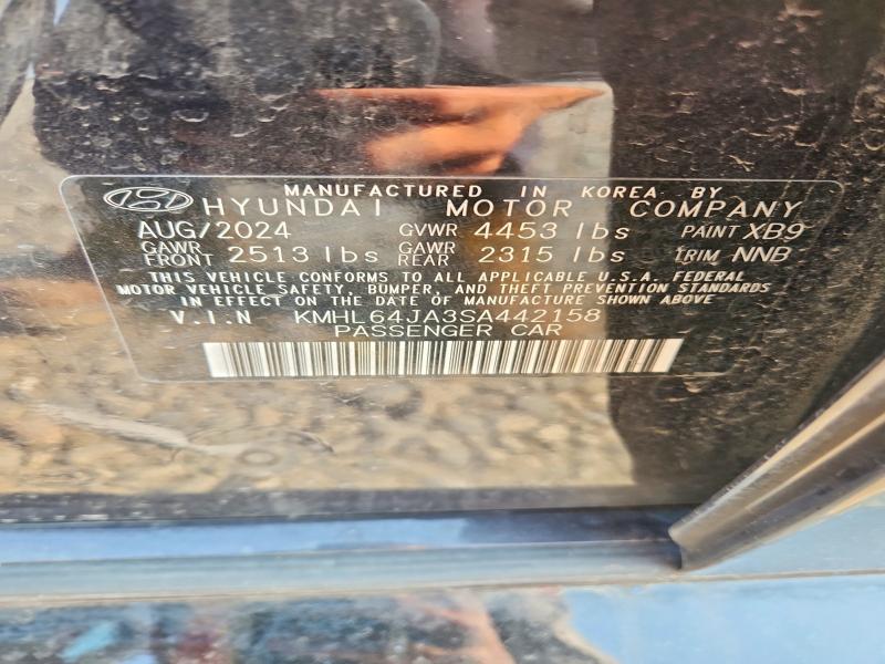 Aukcja sprzedaży 2025 Hyundai Sonata, vin: KMHL64JA3SA442158, numer aukcji: 63527486