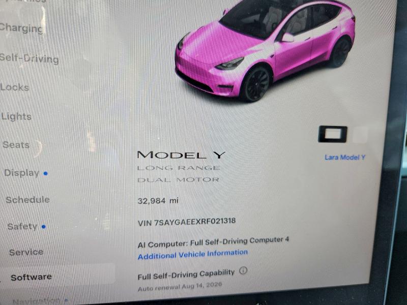 Продаж на аукціоні авто 2024 Tesla Model Y, vin: 7SAYGAEEXRF021318, номер лоту: 64931326