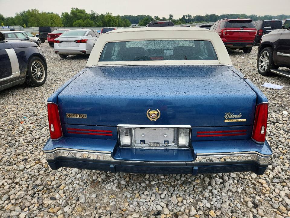 64295036 :رقم المزاد ، 1G6EL1337LU622085 vin ، 1990 Cadillac Eldorado مزاد بيع