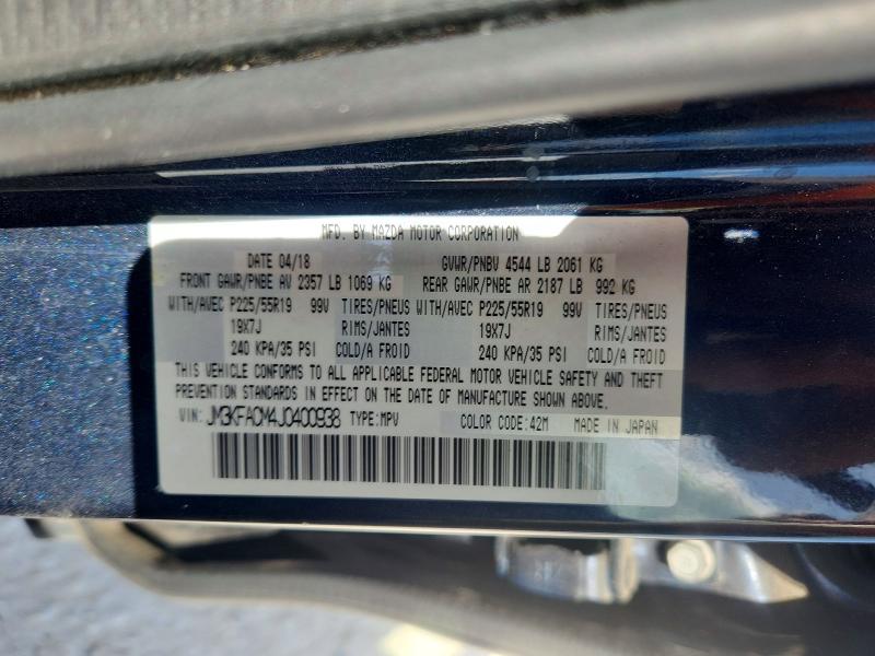 Aukcja sprzedaży 2018 Mazda Cx-5, vin: JM3KFACM4J0400938, numer aukcji: 64829696