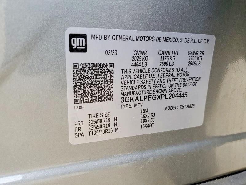 2023 Gmc Terrain მანქანა იყიდება აუქციონზე, vin: 3GKALPEGXPL204445, აუქციონის ნომერი: 64556046