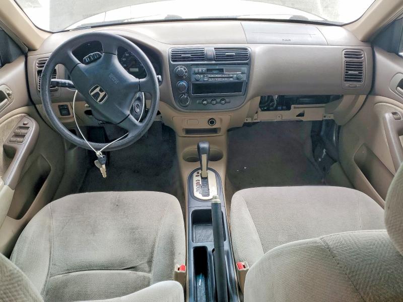 2001 Honda Civic მანქანა იყიდება აუქციონზე, vin: 2HGES16551H554206, აუქციონის ნომერი: 66250986