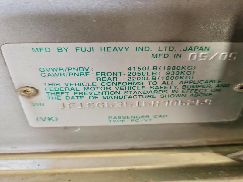 64440596 :رقم المزاد ، JF1SG63616H706269 vin ، 2006 Subaru Forester مزاد بيع