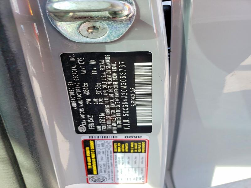 Продажа на аукционе авто 2021 Kia K5, vin: 5XXG64J20MG063737, номер лота: 65634766