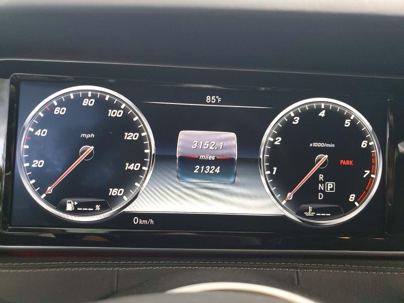 Aukcja sprzedaży 2017 Mercedes-benz S, vin: WDDXK8CB9HA024118, numer aukcji: 64030666