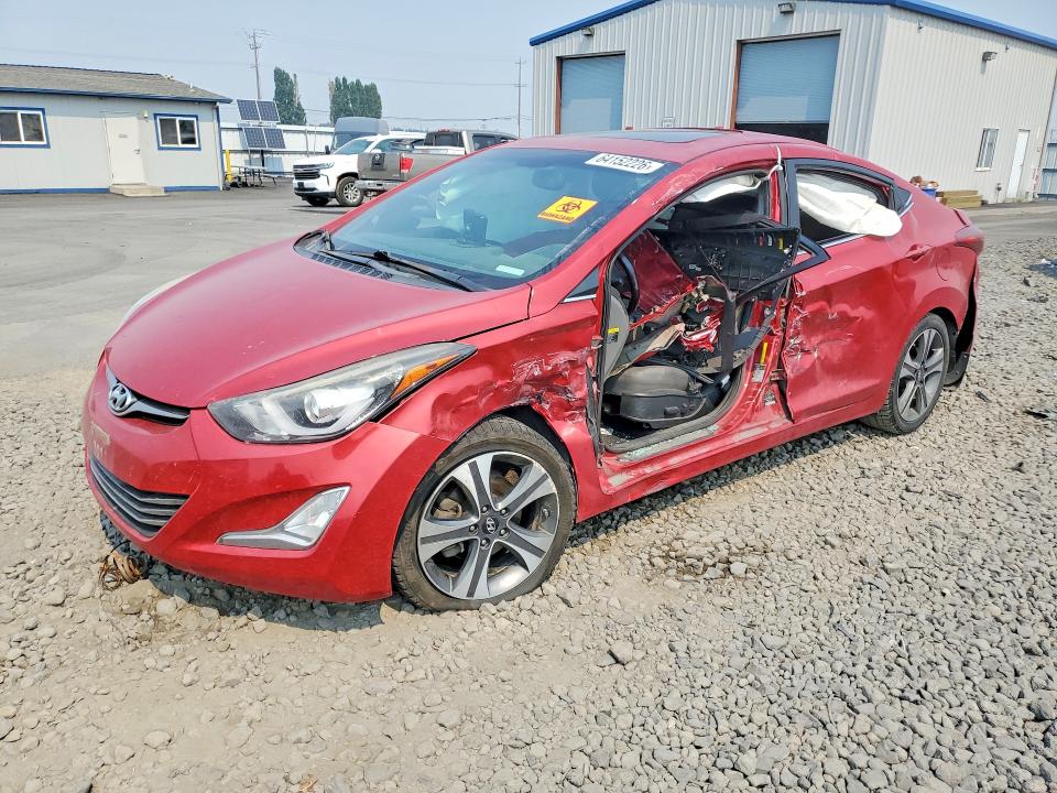 2014 Hyundai Elantra მანქანა იყიდება აუქციონზე, vin: KMHDH4AH9EU171069, აუქციონის ნომერი: 64152226