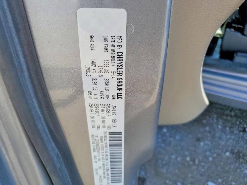 65604866 :رقم المزاد ، 2C4RDGBG5ER407114 vin ، 2014 Dodge Grand Caravan مزاد بيع