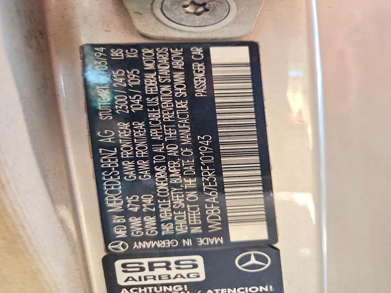Продажа на аукционе авто 1994 Mercedes-benz Sl, vin: WDBFA67E3RF101943, номер лота: 64497896