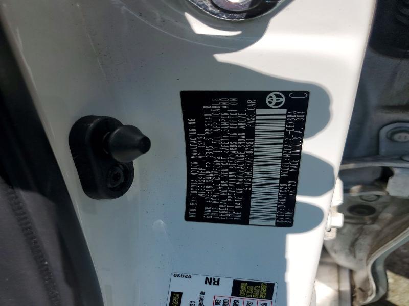 64480356 :رقم المزاد ، 5YFS4MCE7NP107281 vin ، 2022 Toyota Corolla مزاد بيع