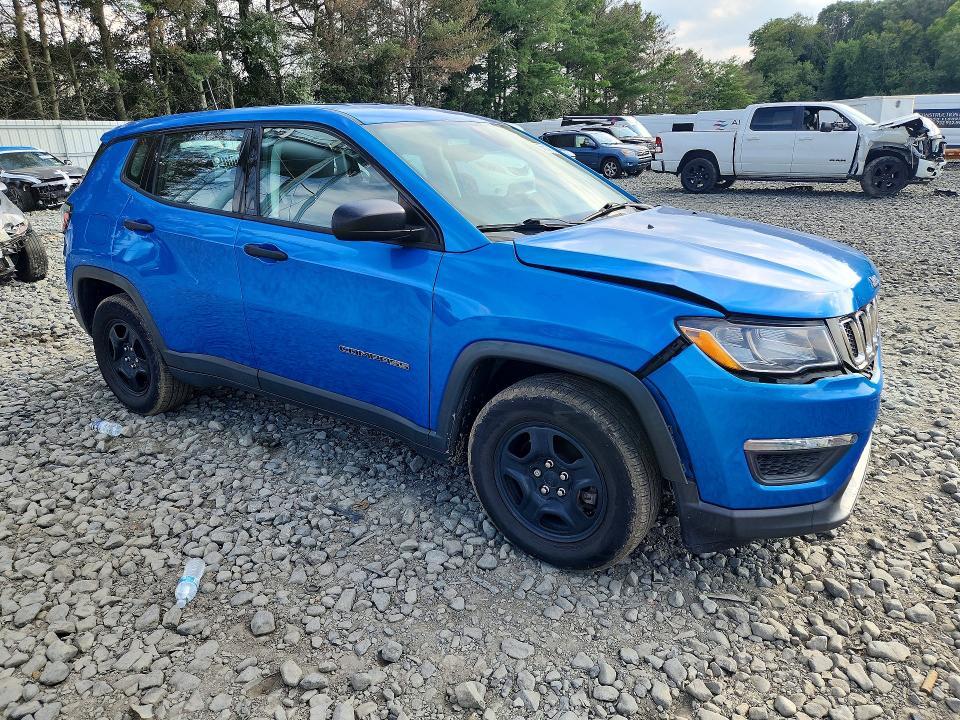Продаж на аукціоні авто 2020 Jeep Compass, vin: 3C4NJCAB5LT247882, номер лоту: 66654316