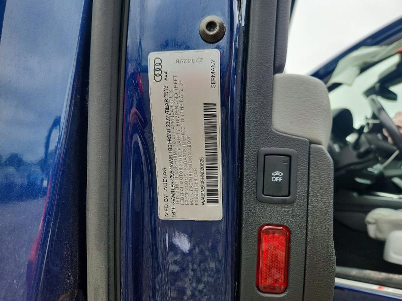 Aukcja sprzedaży 2017 Audi A4, vin: WAUENBF45HN020625, numer aukcji: 63289856