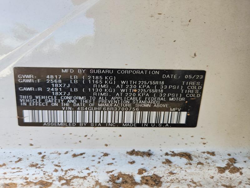 Продаж на аукціоні авто 2024 Subaru Crosstrek, vin: 4S4GUHF68R3700756, номер лоту: 66028556