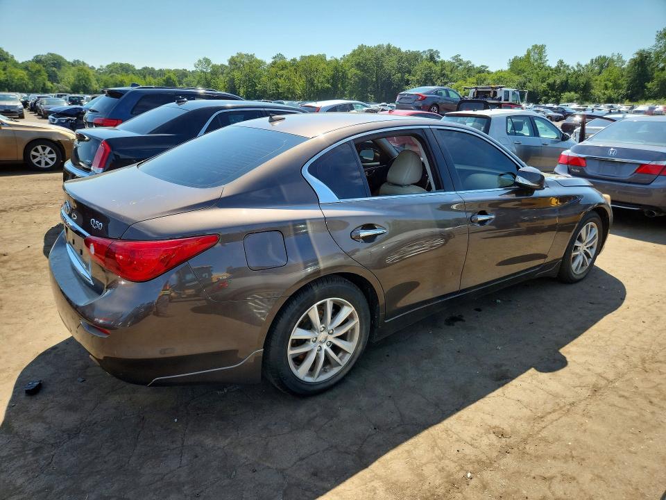 63389686 :رقم المزاد ، JN1BV7AR9EM683979 vin ، 2014 Infiniti Q50 مزاد بيع