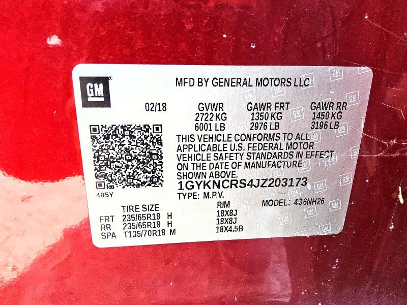 Aukcja sprzedaży 2018 Cadillac Xt5, vin: 1GYKNCRS4JZ203173, numer aukcji: 66289226