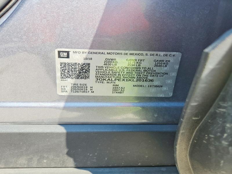 Продаж на аукціоні авто 2019 Gmc Terrain, vin: 3GKALPEX1KL201636, номер лоту: 66552466