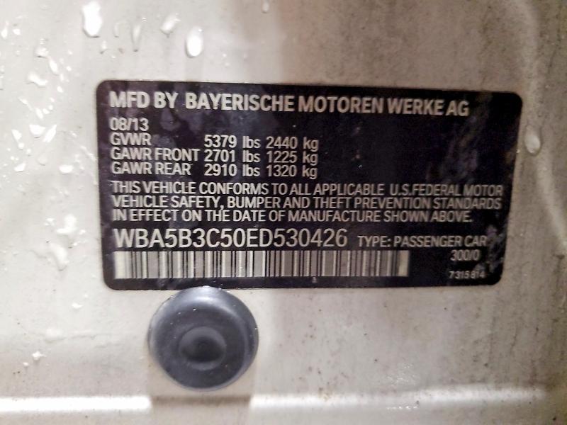 Продаж на аукціоні авто 2014 Bmw 535, vin: WBA5B3C50ED530426, номер лоту: 66363176