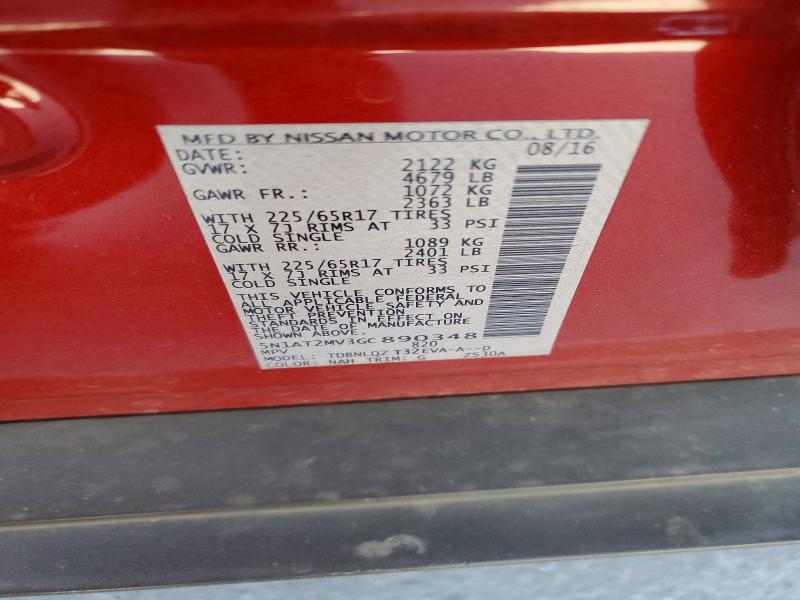 Продажа на аукционе авто 2016 Nissan Rogue, vin: 5N1AT2MV3GC890348, номер лота: 64504656