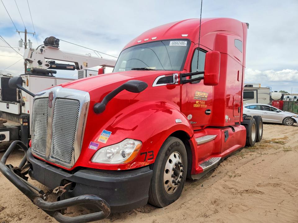 2022 Kenworth T680 მანქანა იყიდება აუქციონზე, vin: 1XKYDP9X8NJ485266, აუქციონის ნომერი: 60662486