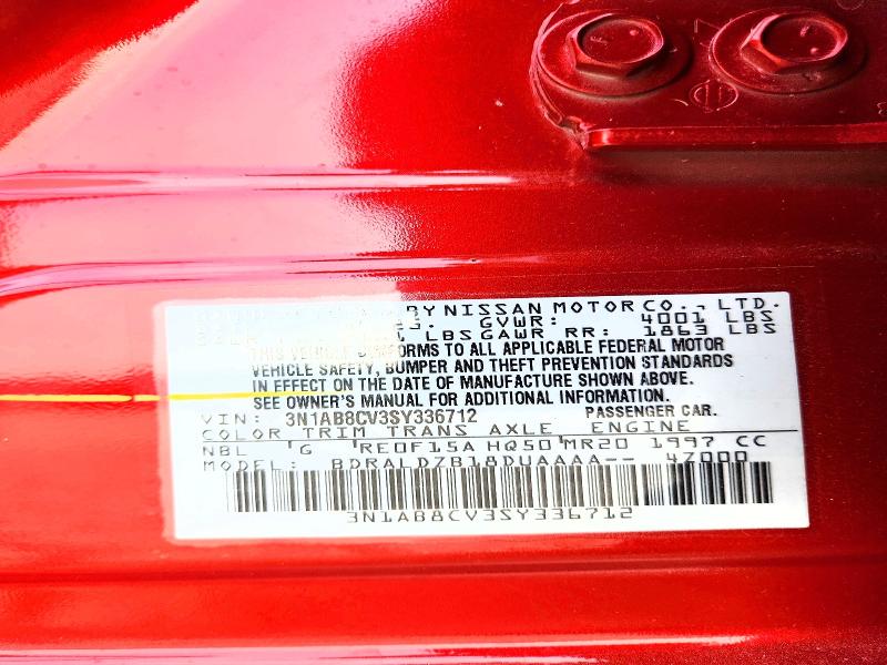 2025 Nissan Sentra მანქანა იყიდება აუქციონზე, vin: 3N1AB8CV3SY336712, აუქციონის ნომერი: 66460796