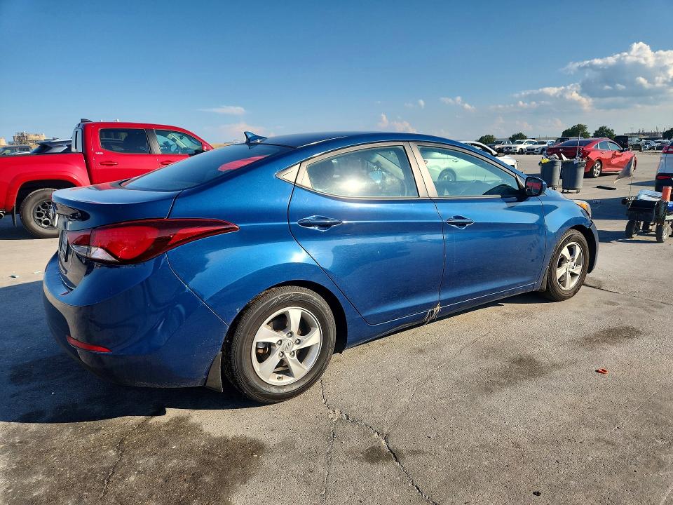 2015 Hyundai Elantra მანქანა იყიდება აუქციონზე, vin: KMHDH4AE3FU455630, აუქციონის ნომერი: 63745586