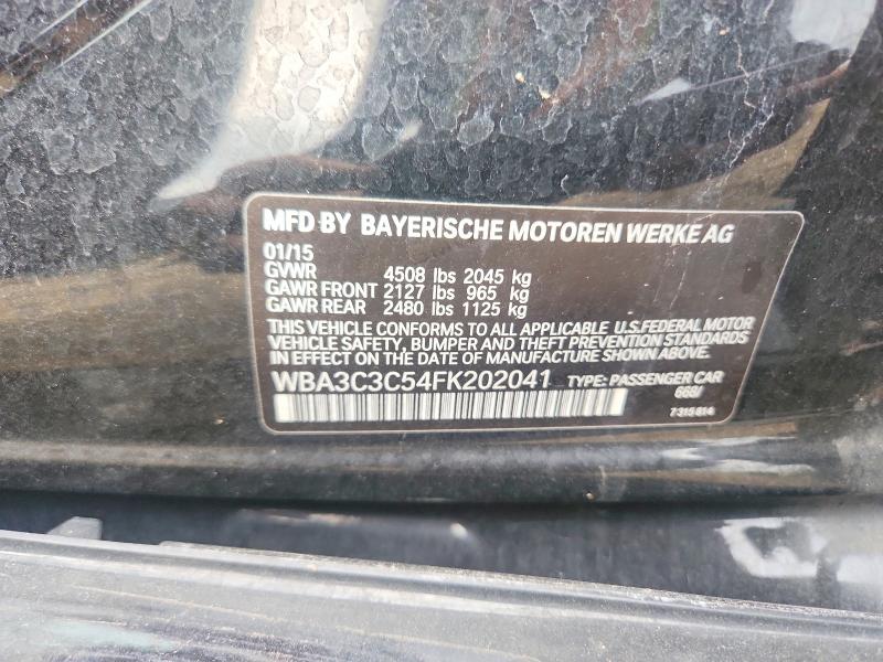 Aukcja sprzedaży 2015 Bmw 320, vin: WBA3C3C54FK202041, numer aukcji: 63305446
