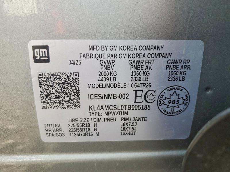 Продажа на аукционе авто 2026 Buick Encore Gx, vin: KL4AMCSL0TB005185, номер лота: 65309886