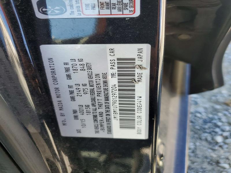 64424646 :رقم المزاد ، JM1BM1U79G1297204 vin ، 2016 Mazda 3 مزاد بيع