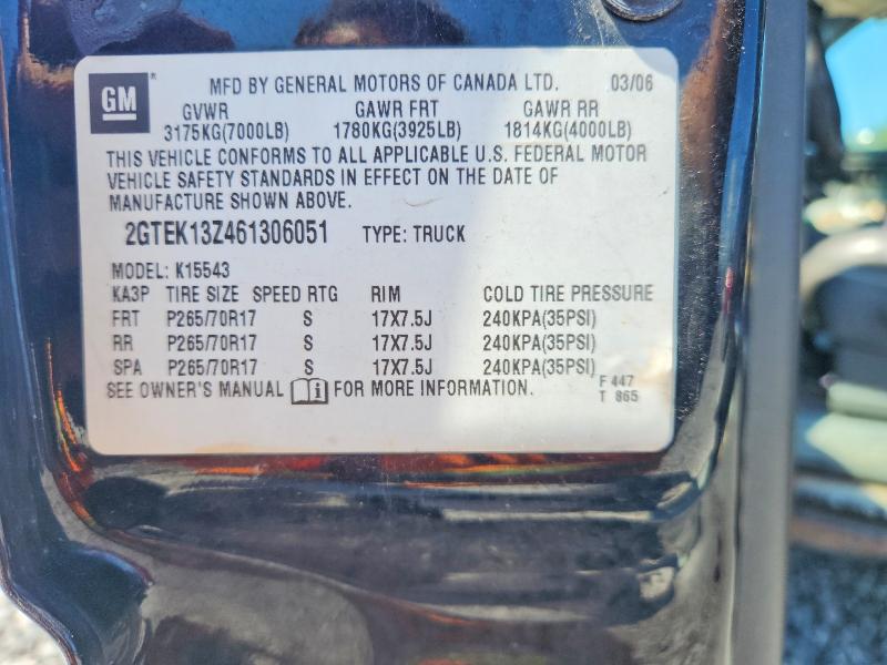 Aukcja sprzedaży 2006 Gmc New Sierra, vin: 2GTEK13Z461306051, numer aukcji: 66749866