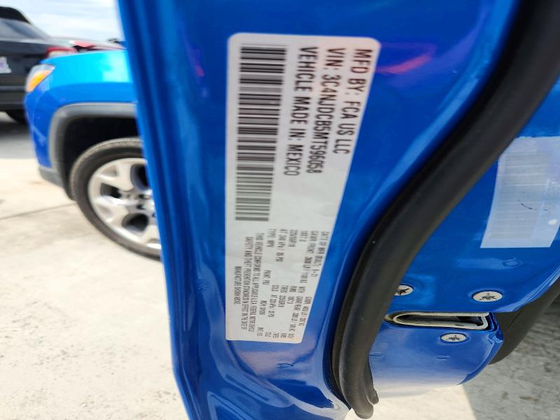 Продаж на аукціоні авто 2021 Jeep Compass, vin: 3C4NJDCB5MT596058, номер лоту: 65812186