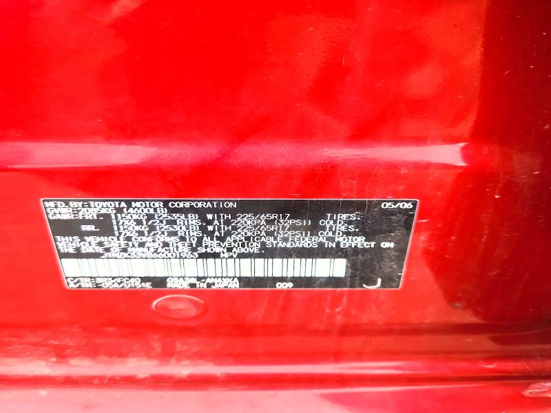 2006 Toyota Rav4 მანქანა იყიდება აუქციონზე, vin: JTMZK33V866001963, აუქციონის ნომერი: 65746966