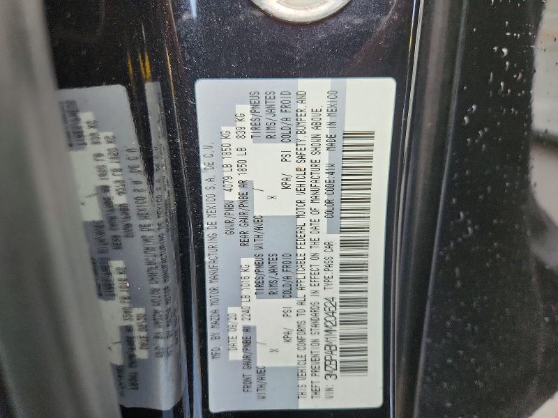 Aukcja sprzedaży 2021 Mazda 3, vin: 3MZBPABM1MM204624, numer aukcji: 63805746