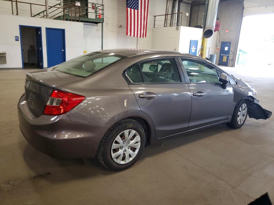 2012 Honda Civic მანქანა იყიდება აუქციონზე, vin: 19XFB2F50CE390886, აუქციონის ნომერი: 63693486