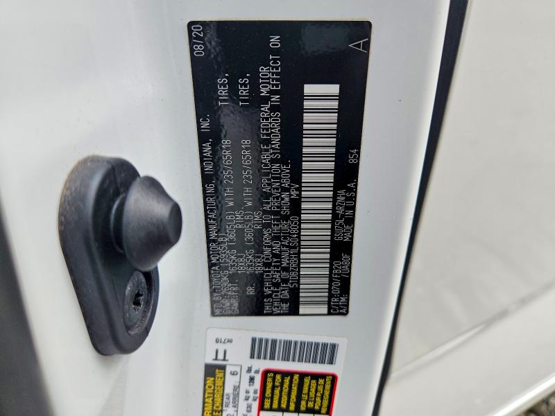 Продажа на аукционе авто 2020 Toyota Highlander, vin: 5TDBZRBH1LS048050, номер лота: 67204406