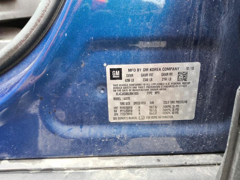 65101576 :رقم المزاد ، KL4CJASB8LB041655 vin ، 2020 Buick Encore مزاد بيع