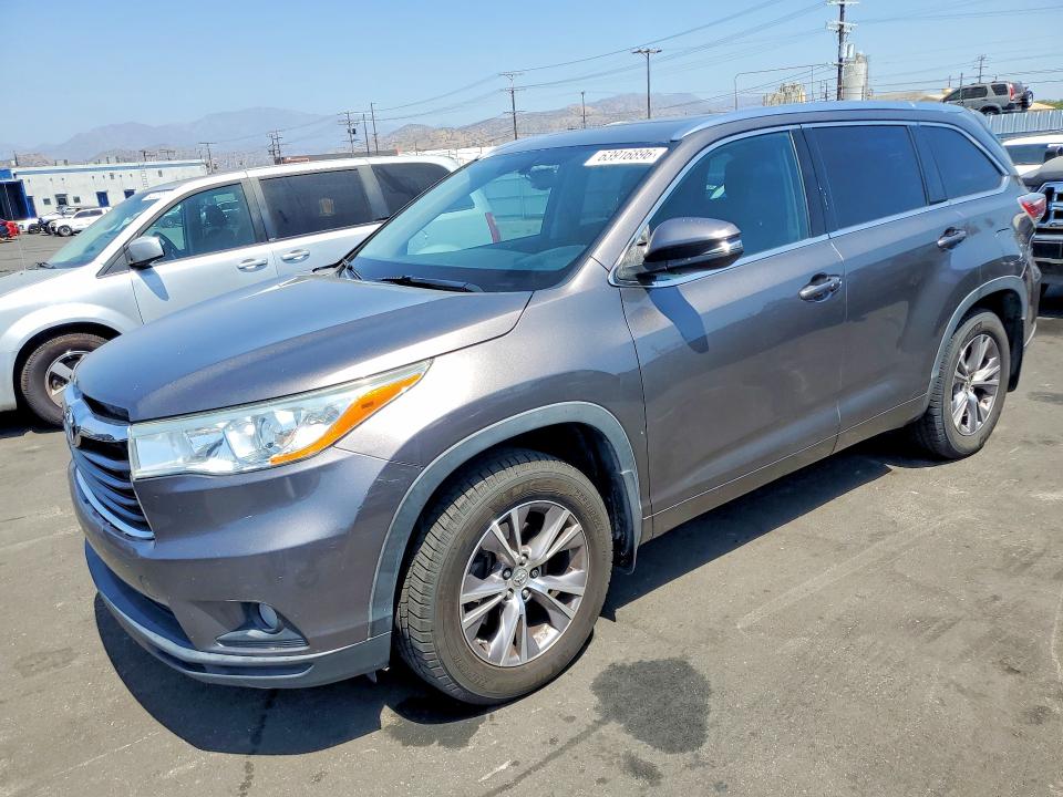 Auction sale of the 2014 Toyota Highlander, vin: 5TDJKRFH6ES018393, lot number: 63916896