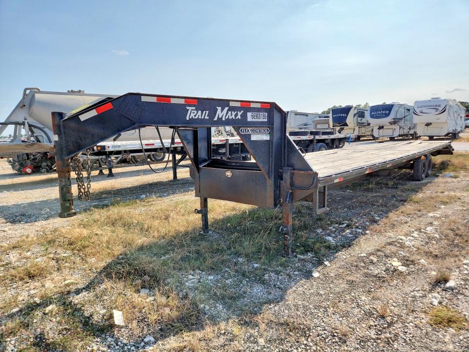 66908186 :رقم المزاد ، 4T93H4023NM402361 vin ، 2022 Trailmaxx Gooseneck Flatbed مزاد بيع