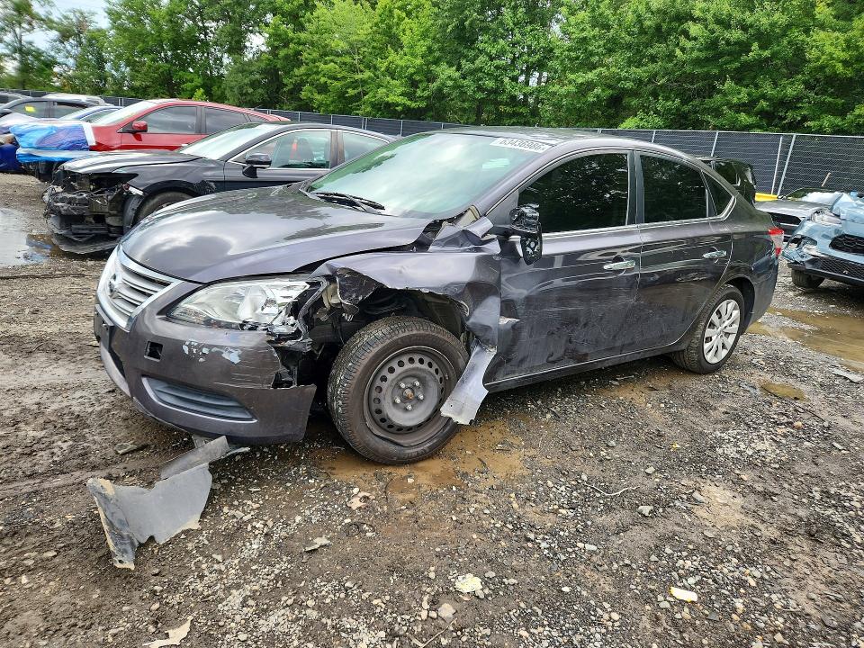 Продажа на аукционе авто 2015 Nissan Sentra, vin: 3N1AB7AP1FY343050, номер лота: 63436986