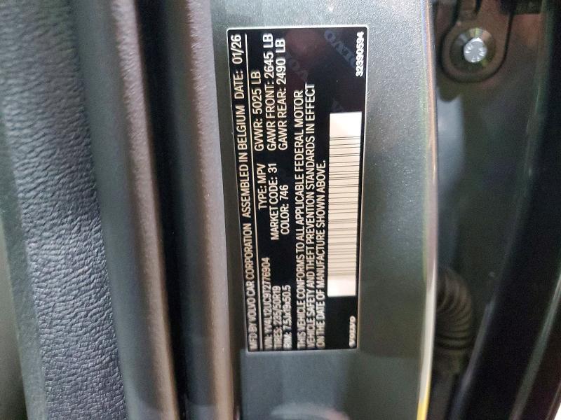 Aukcja sprzedaży 2026 Volvo Xc40, vin: YV4L12UC9T2776904, numer aukcji: 64387126