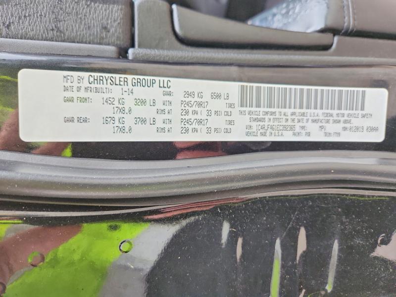 65507146 :رقم المزاد ، 1C4RJFAG1EC392365 vin ، 2014 Jeep Grand Cherokee مزاد بيع