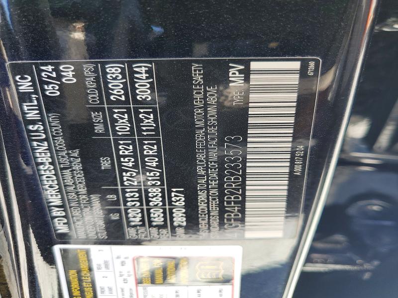 Продажа на аукционе авто 2024 Mercedes-benz Gle, vin: 4JGFB4FB2RB233573, номер лота: 65379476