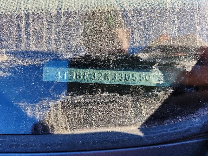 2003 Toyota Camry მანქანა იყიდება აუქციონზე, vin: 4T1BF32K33U550566, აუქციონის ნომერი: 66354236