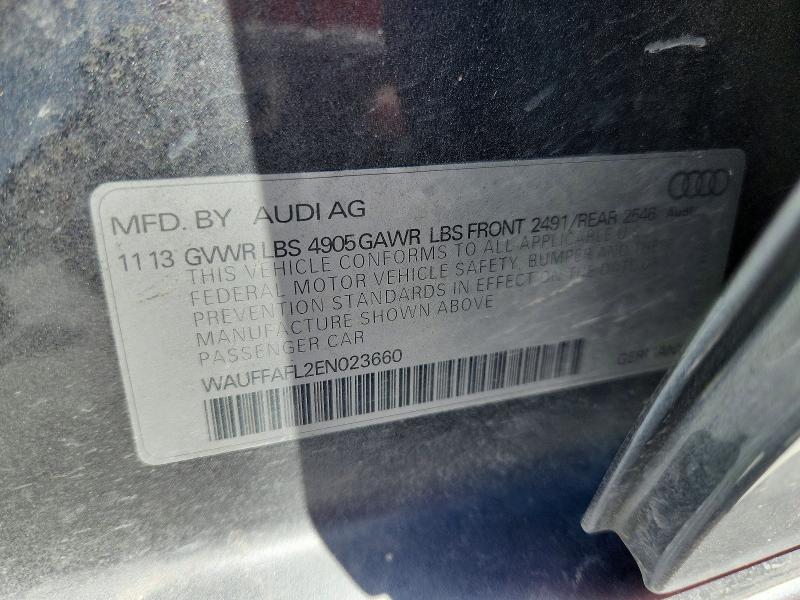 Продаж на аукціоні авто 2014 Audi A4, vin: WAUFFAFL2EN023660, номер лоту: 65014316