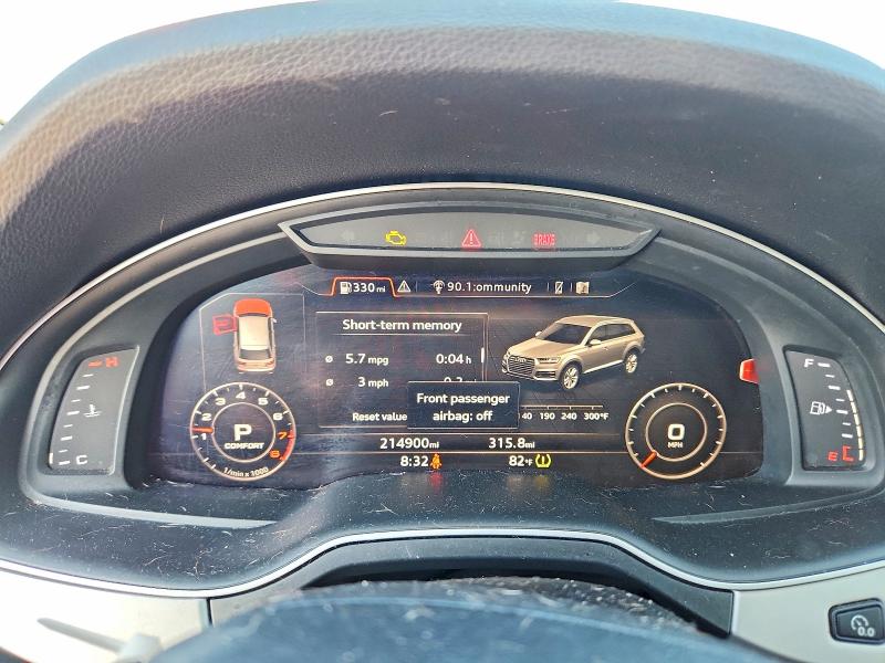 2019 Audi Q7 მანქანა იყიდება აუქციონზე, vin: WA1LHAF74KD040054, აუქციონის ნომერი: 64292276