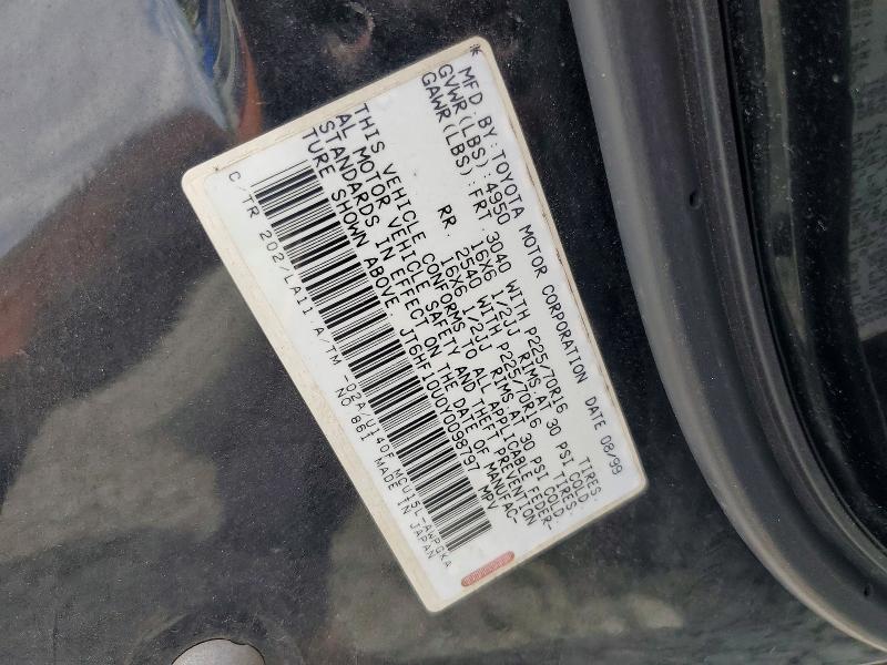 2000 Lexus Rx მანქანა იყიდება აუქციონზე, vin: JT6HF10U0Y0098797, აუქციონის ნომერი: 65578506
