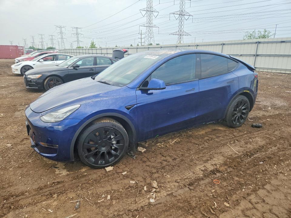 63705416 :رقم المزاد ، 7SAYGAEE6NF378327 vin ، 2022 Tesla Model Y مزاد بيع