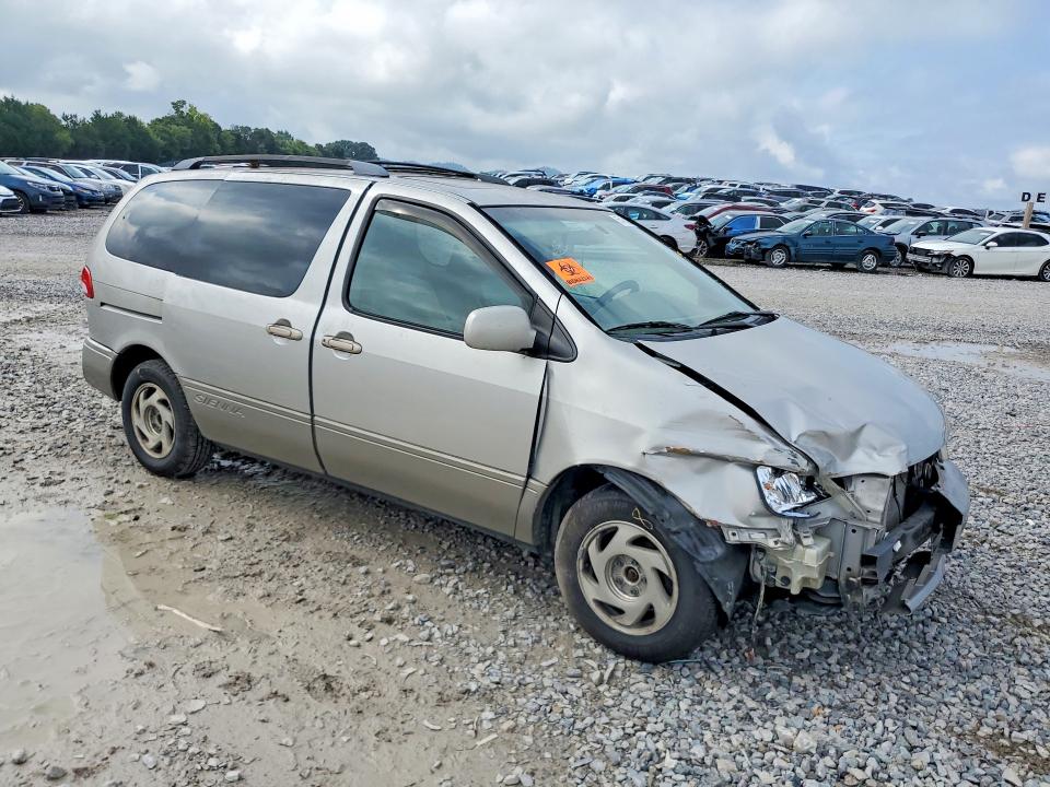 2001 Toyota Sienna მანქანა იყიდება აუქციონზე, vin: 4T3ZF13C71U323623, აუქციონის ნომერი: 65468226