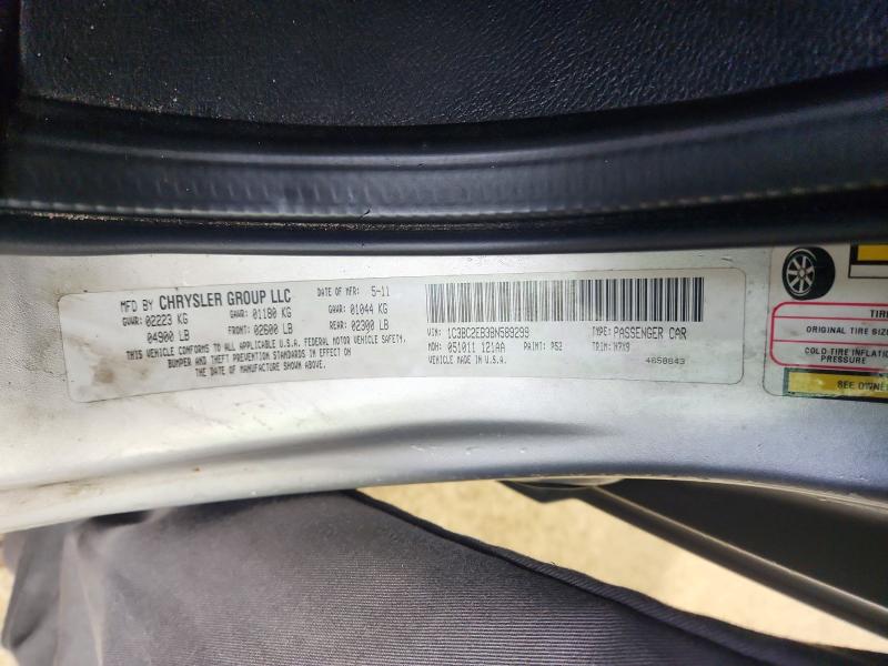 Aukcja sprzedaży 2011 Chrysler 200, vin: 1C3BC2EB3BN589299, numer aukcji: 66732846