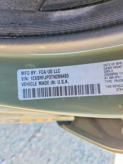 66028806 :رقم المزاد ، 1C6SRFJP3TN289483 vin ، 2026 Ram 1500 مزاد بيع