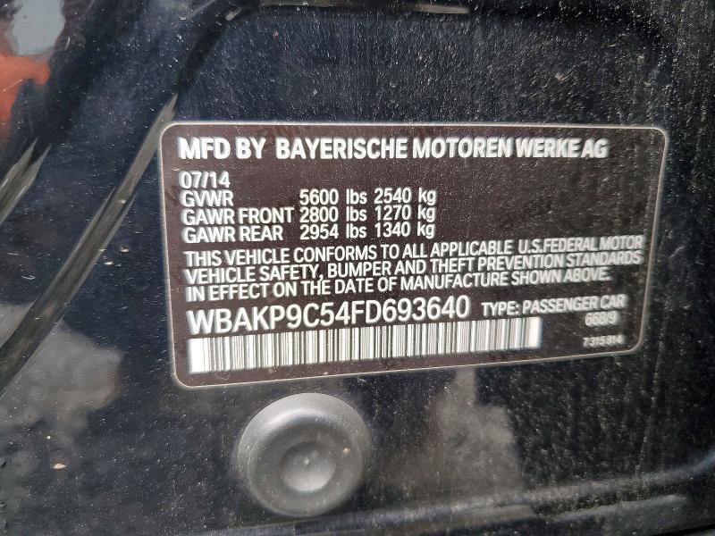 Aukcja sprzedaży 2015 Bmw 550, vin: WBAKP9C54FD693640, numer aukcji: 64666506